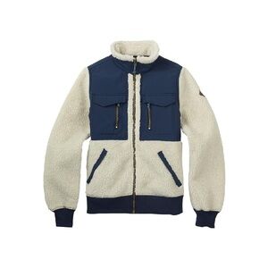Burton Bolden Women's Navy and Cream Fleece Jacket
